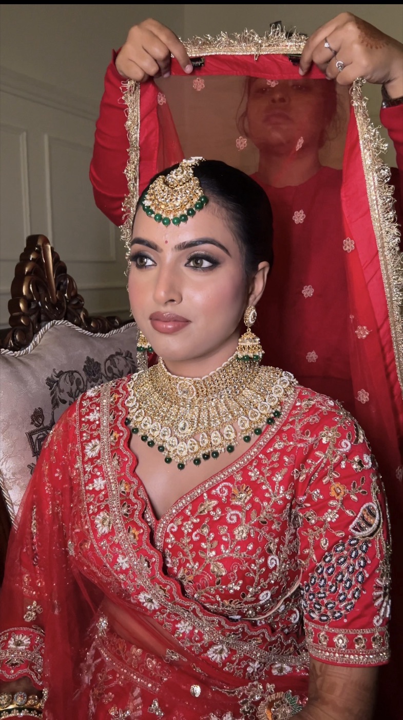 Bridal makeup by Priyanka Gaurav