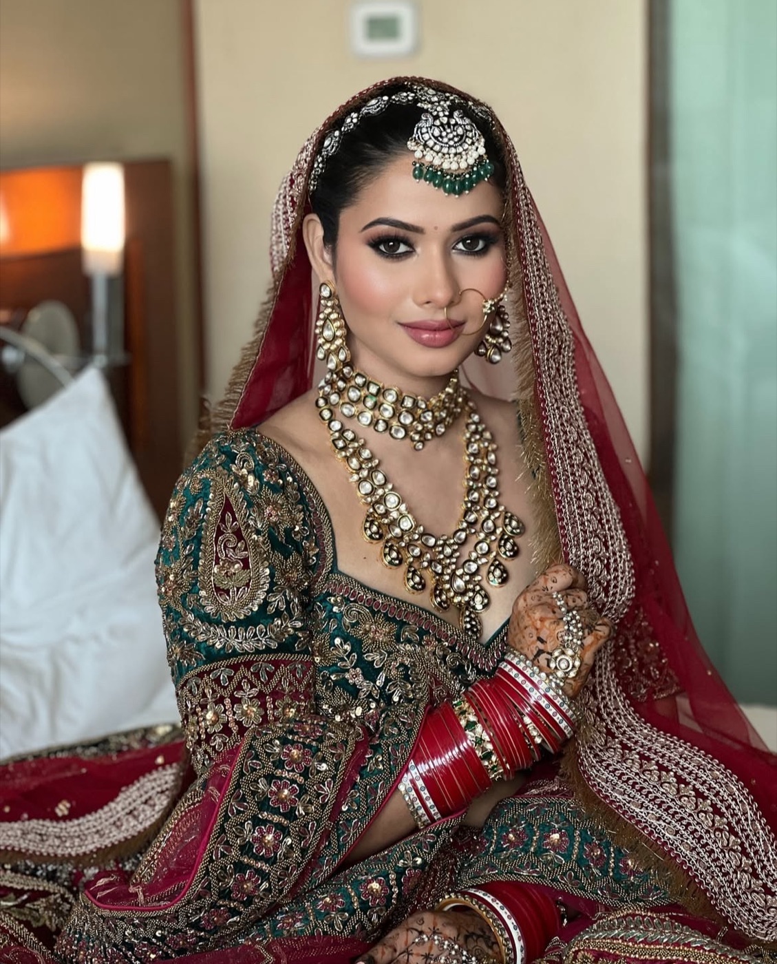 Bridal makeup by Priyanka Gaurav